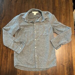 H&M Grey Button Up Shirt Size Small